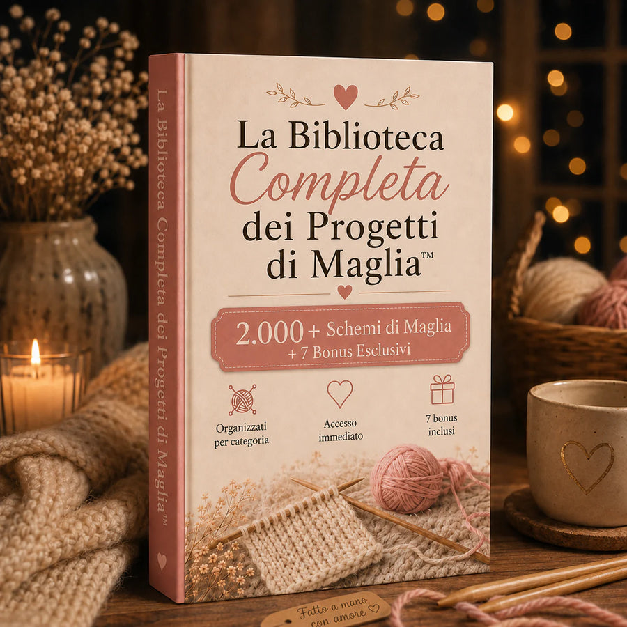 La Biblioteca Completa dei Progetti di Maglia in italiano