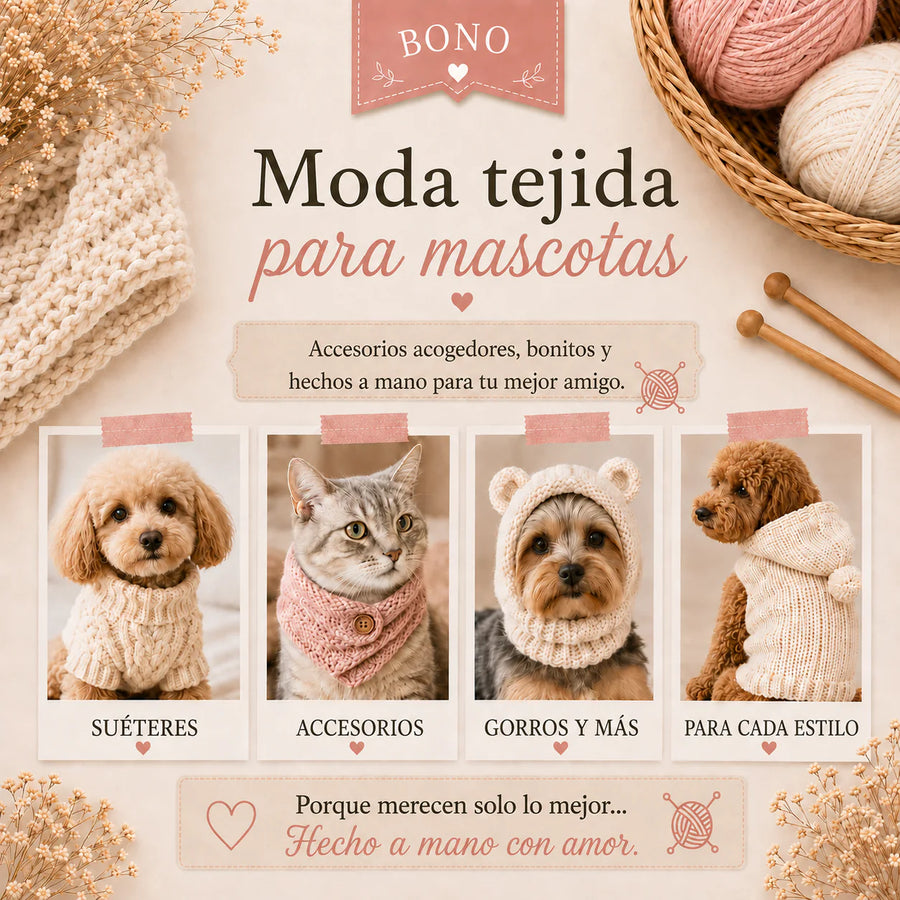 Moda tejida para mascotas