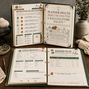 Planner Deluxe per Uncinetto e Raccoglitore Filati in italiano